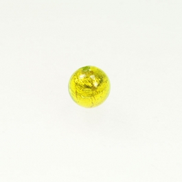 8mm Foil Round Lime/Yellow Gold, Size 8mm
