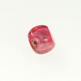 Foil Nugget Rubino/White Gold, Size 16mm