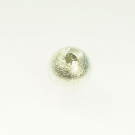 14mm Foil Round Crystal/White Gold, Size 14mm