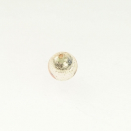 8mm Foil Round Champagne/White Gold, Size 8mm
