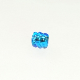 Foil Melon Aqua/Silver Foil, Size 8mm