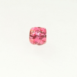 Foil Melon Rubino/Silver Foil, Size 8mm