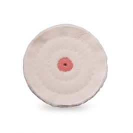 Combed Finex Muslin Buff, Shellac Center, 3 Inches, 35 Ply