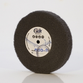 Satin Finish Buffs--Gray Ultra Fine - 4 x 3/4 (100mm x 20mm)