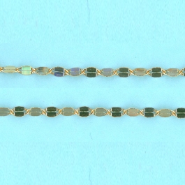 2.55mm x 4.25mm 14/20 Gold Filled Chain Long cable hammered links - 10FT