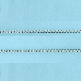1.5mm x 2.06mm x 0.8mm 14/20 Gold Filled Chain Curb with open links  - 10FT