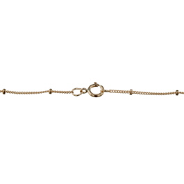 Rose Gold Filled Chain Satellite1mm w/1.9mm Ball 20 inch - Pack of 1