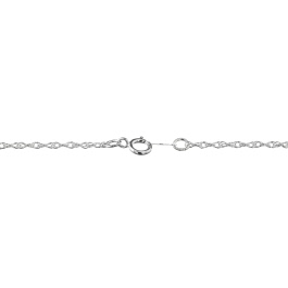 Sterling Silver Rope Chain 10R 1.25mm 18 inch - Pack of 1