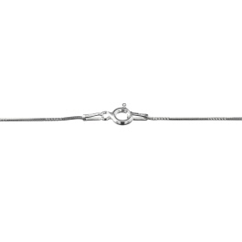Sterling Silver Snake Chain Diamond Cut .85mm 18 inch - Pack of 1