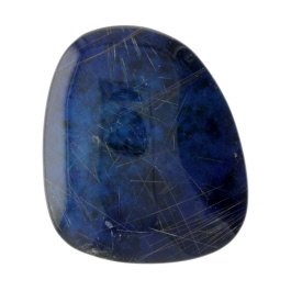 30X25mm Rutilated Quarts On Lapis