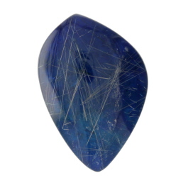 31X20mm Rutilated Quarts On Lapis