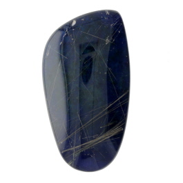 42X22mm Rutilated Quarts On Lapis