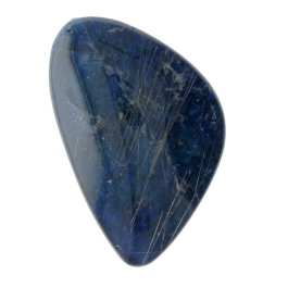 30X19mm Rutilated Quarts On Lapis