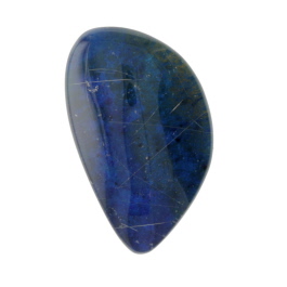 25X15mm Rutilated Quarts On Lapis