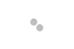 Lillypilly - Silver Flower Power - 5/8" Disc (PKG 2)