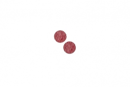 Lillypilly - Red Waves - 5/8" Disc (PKG 2)