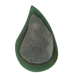 66x42mm Polished Druzy