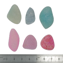 30x19 to 20x18mm Bezel Edge Druzy Set Of 6