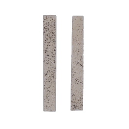 40x6mm Bezel Edge Druzy - Pair