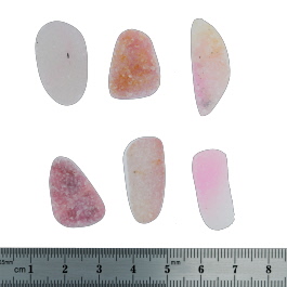 29x11 to 21x15mm Bezel Edge Druzy Set Of 6