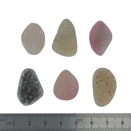 25x16 to 21x15mm Bezel Edge Druzy Set Of 6