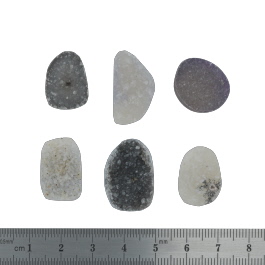 23x16 to 19x14mm Bezel Edge Druzy Set Of 6