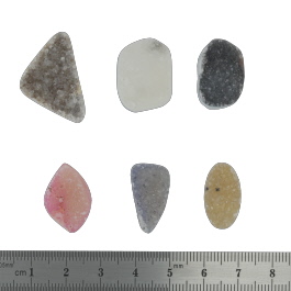 27x17 to 20x14mm Bezel Edge Druzy Set Of 6