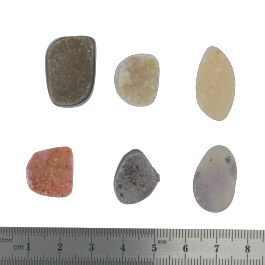 23x16 to 17x13mm Bezel Edge Druzy Set Of 6