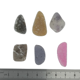 27x16 to 21x13mm Bezel Edge Druzy Set Of 6