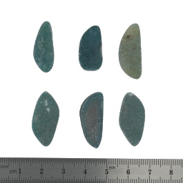 25x12 to 21x11mm Bezel Edge Druzy Set Of 6