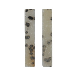 40x7mm Bezel Edge Druzy - Pair