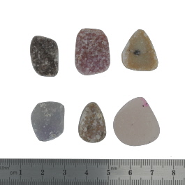 22X20 TO19X13mm Bezel Edge Druzy Set Of 6