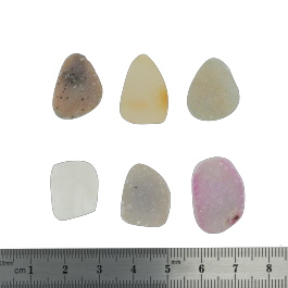 22X16 TO 19X15mm Bezel Edge Druzy Set Of 6