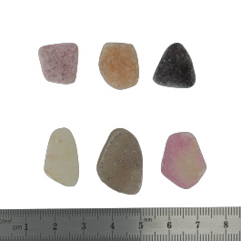 23x16 to 15x14mm Bezel Edge Druzy Set Of 6