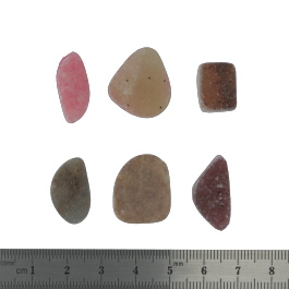 20x17 to 15x12mm Bezel Edge Druzy Set Of 6