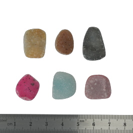 22x15 to 16x12mm Bezel Edge Druzy Set Of 6