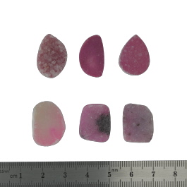 20x15 to 19x14mm Bezel Edge Druzy Set Of 6