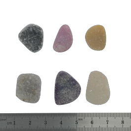 22x17 to 17x14mm Bezel Edge Druzy Set Of 6