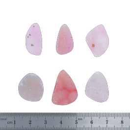 23x16 to 20x11mm Bezel Edge Druzy Set Of 6