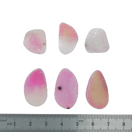26x15 to 16x15mm Bezel Edge Druzy Set Of 6