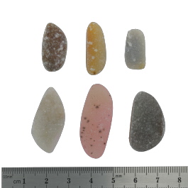 33x14 to 18x9mm Bezel Edge Druzy Set Of 6