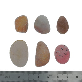 28x19 to 19x13mm Bezel Edge Druzy Set Of 6