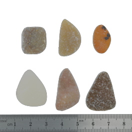 25x19 to 18x12mm Bezel Edge Druzy Set Of 6