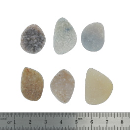 24x18 to19x16mm Bezel Edge Druzy Set Of 6