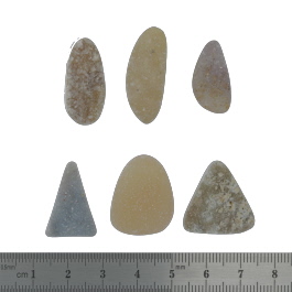 23x18 to 21x11mm Bezel Edge Druzy Set Of 6