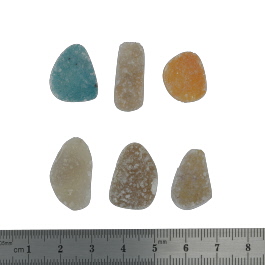 21x15 to 16x14mm Bezel Edge Druzy Set Of 6