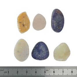 25x17 to18x15mm Bezel Edge Druzy Set Of 6