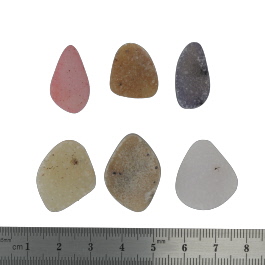 25x18 to 21x11mm Bezel Edge Druzy Set Of 6