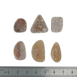 24x15 to 16x14mm Bezel Edge Druzy Set Of 6