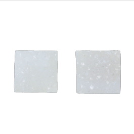 12x12mm Bezel Edge Druzy - Pair